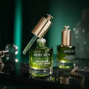 Sea Grape Collagen Peptide Essence, 1 Box Moisturizing & Nourishing Essence Oil, Improving Elasticity & Hydrating Serum for Face, Firming Deep Hydration