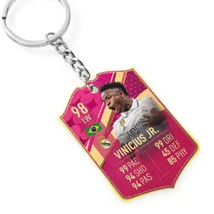 Soccer Keychain – Stylish & Durable Football Keychain, Perfect for Bags, Backpacks, Car Keys, Accessories, Gifts, Collectibles & Sports Fans