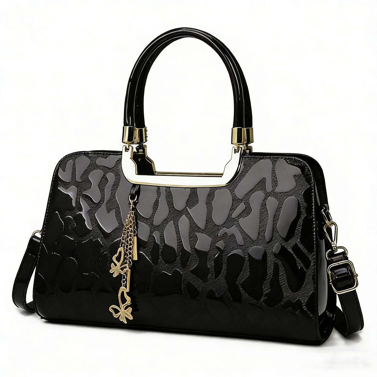 Women’s Fashion Crossbody Bag, Versatile Trendy Handbag, Large-capacity Tote Bag, Suitable for Outings, Commuting, and Weekend Dates Retro Matte Hand-woven Messenger