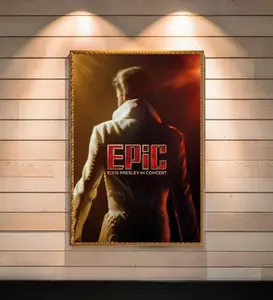 [Sale off up to 50%] [Free ship] [Frame] EPiC Elvis Presley In Concert 2026 Poster, Vintage Rock Wall Art Print