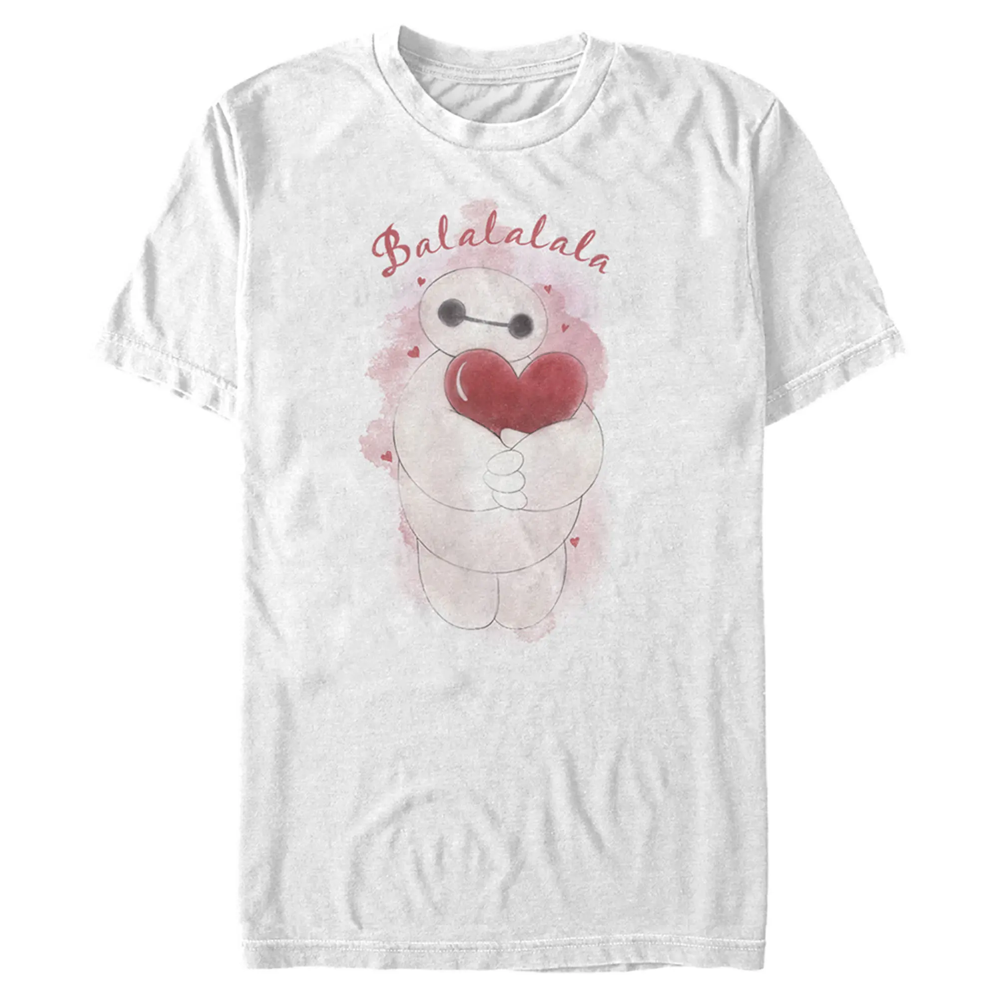 Men's Big Hero 6 Valentine Baymax Heart Hug T-Shirt