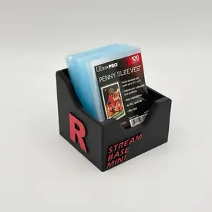 STREAM BASE MINI / R-Edition / 450+ Penny Sleeves Storage Organizer for Collectors Minimalist Design Compact & Efficient for Quick Access