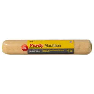 212 MAIN Purdy 1001995 Marathon Nylon & Polyester Paint Roller Cover, 0.38 x 14 in., Nap Size, Smooth Finish