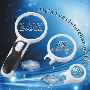 Sonnet Industries  2 LED Magnifier with 3 Interchangeable Lens