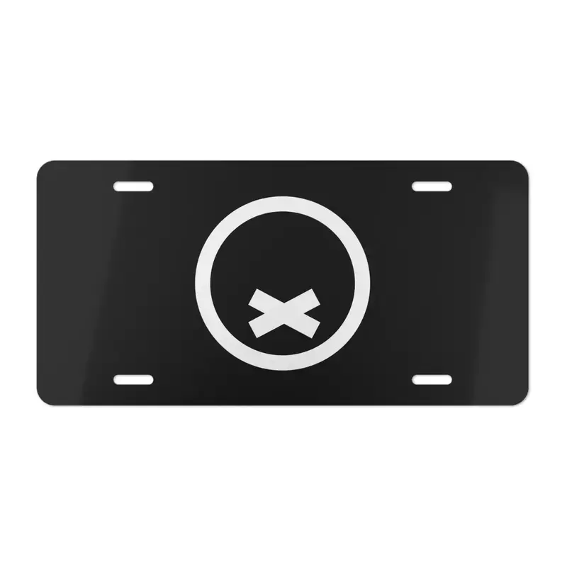 Quiet Club Racing Aluminum Original Logo Automotive Car Plate, Durable for Daily Use