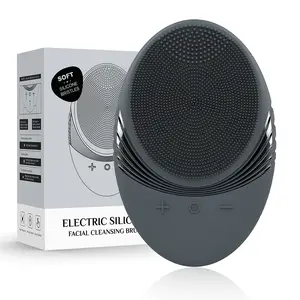 Electric Silicone Facial Cleansing Brush, USB Rechargeable Facial Massager, Facial Skin Care Tool for Men, Facial Cleansing Tools, Personal Care Appliances