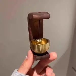 Suction Door Type Solid Wood Wind Chime, 1 Count Magnetic Hangable Entry Door Bell, Vintage Door Bell Hanging Ornament, Home Decor Supplies Doorbell #TOP PICKS