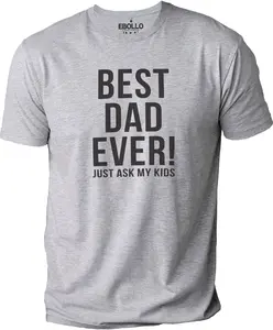 Best Dad Ever Just Ask My Kids Shirt Funny Shirt Men - Fathers Day Gift - Custom Shirt - Gift For Dad - From Daughter - Best Dad Shirt Menswear Top