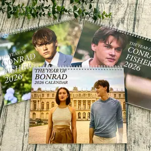 Conrad Fisher Wall Calendar 2026, Team Conrad Summer Vibes, Cousins Beach Aesthetic, Romantic TV Show Merch