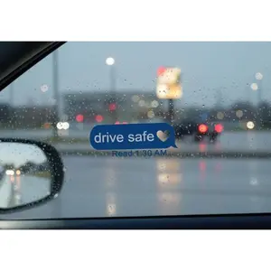 Drive Safe text message Decal sticker
