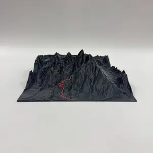 Grand Teton Delta Lake Hike 3D Model