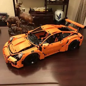 New 911 Gt3 Rs 2704 Piece Mechanical Car Toy Building Blocks, Kids and Adults Puzzle Gift, Birthday Present for Boys and Girls