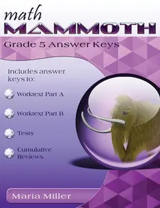 Math Mammoth Grade 5 Answer Keys -- Maria Miller, Paperback
