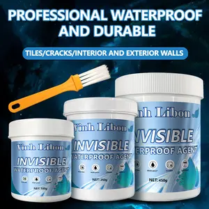 100g/250g/450g Multi Functional Waterproof Transparent Adhesive Suitable For Wall And Tile Penetration Waterproofing Agent Renovation Wall Leak Proof Coating