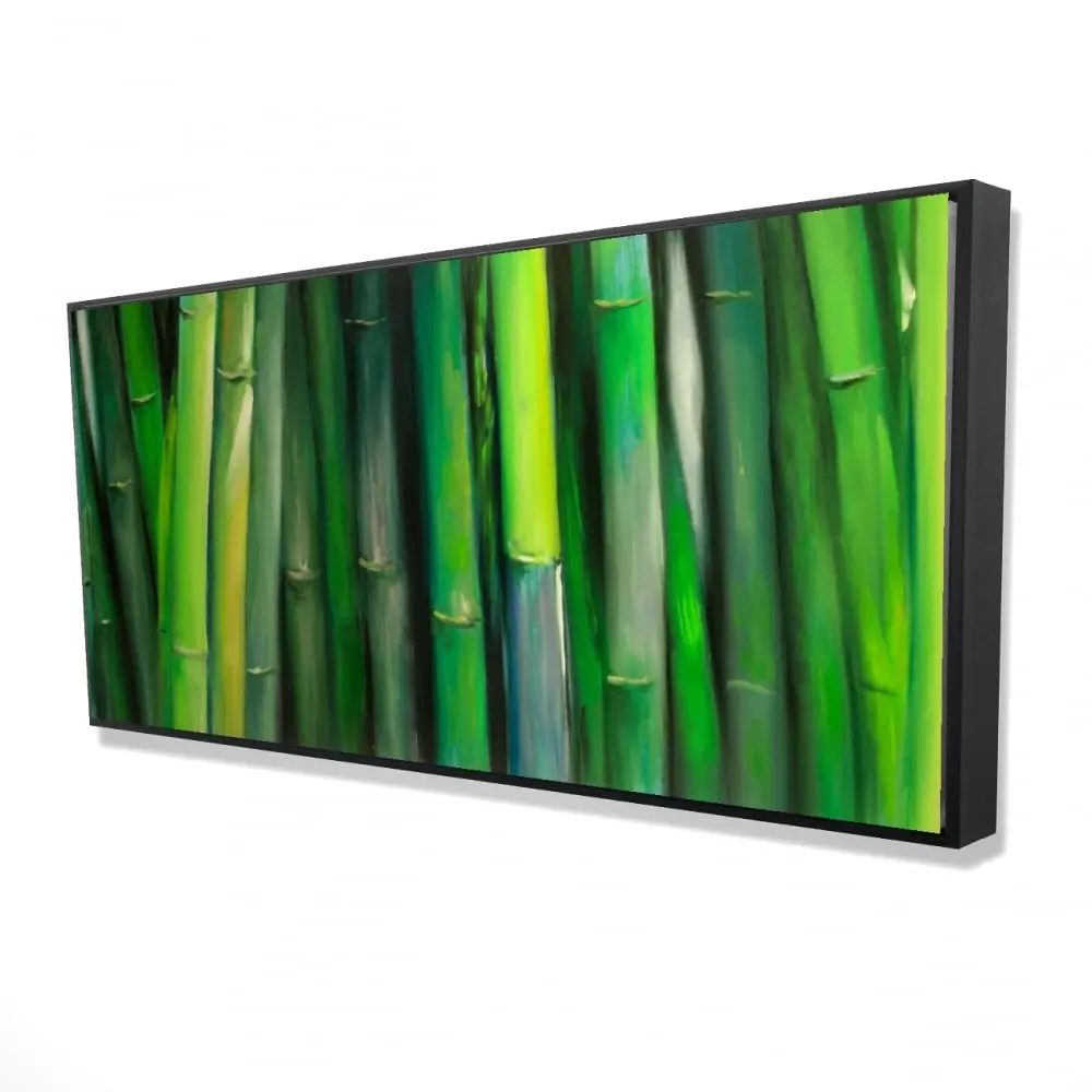 360 Stand 24x48 in. Bamboo Plant Framed Poster & Print - Nature-Inspired Artistic Design, Elegant Modern Home Decor, Ideal Gift, Decoration for Room Decorations, Artwork, Wall, Wall Bamboo Plant, Wall Decor