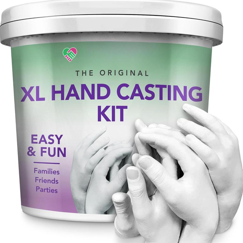 XL Family Hand Casting Kit - Extra-Large Hand Molding Kit for Families ...