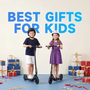 VOLTVOGUE VT4 Kids Electric Scooter, 250W Motor, 3 Speed Modes, Up to 9 MPH, 6.5" Solid Tires, Lightweight & Safe Ride for Children