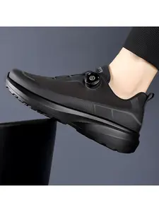 Men's casual shoes, with a breathable and lightweight upper, a rotating buckle for easy on and off, a versatile sports style for daily use, suitable for commuting and walking, and practical gift recommendations