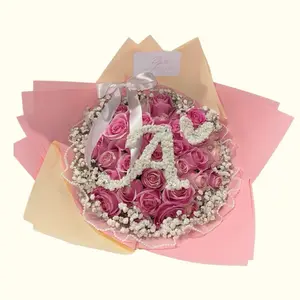 Elegant 25-Count Rose Bouquet – Perfect for Romantic Gestures