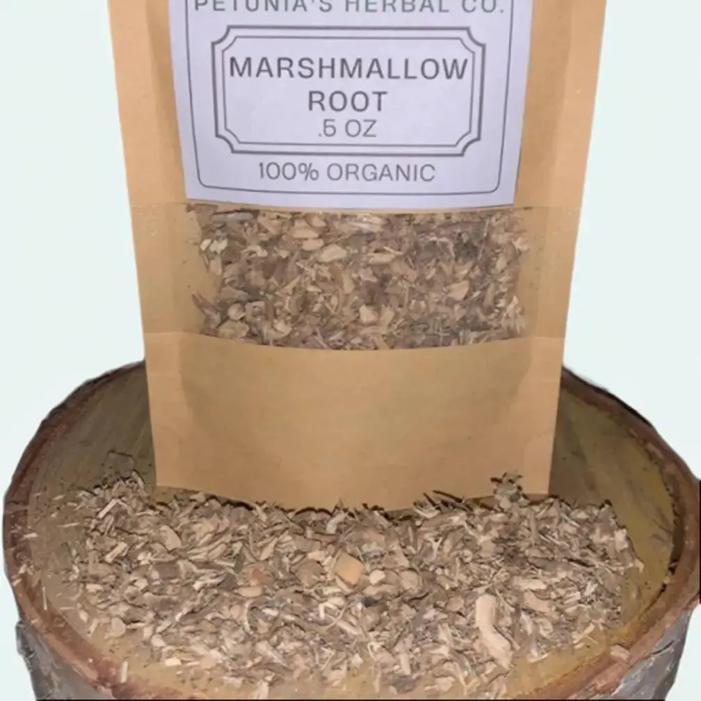 Organic Marshmallow Root | Dried Organic Marshmallow Root | Natural Herb Tea