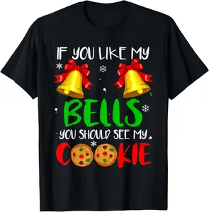 Funny Inappropriate Christmas Tee For Women And Girls Gift T-Shirt Pure Cotton Graphic Tees Menswear Top: Gifts for Men & Women Soft Tshirt