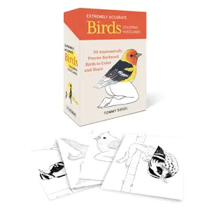 Extremely Accurate Birds Coloring Postcards by Tommy Siegel [Postcard Book]