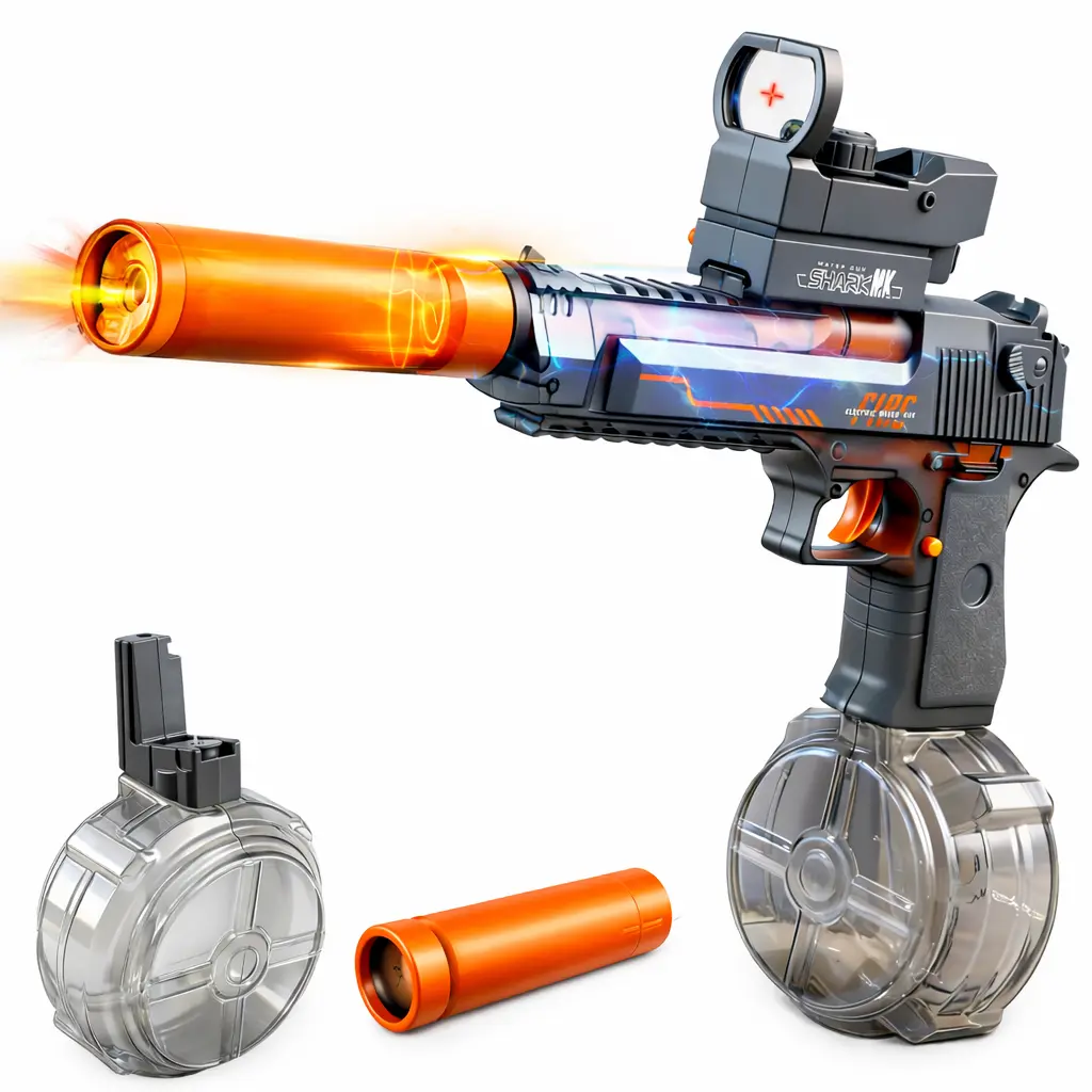 Gray Color LED Electric Water Spray Toy