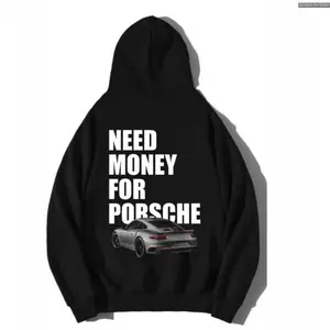 Need Money For #Porsche Hoodie, Cool Hoodie gift for Man and Women, Trendy Car , Solid Colors