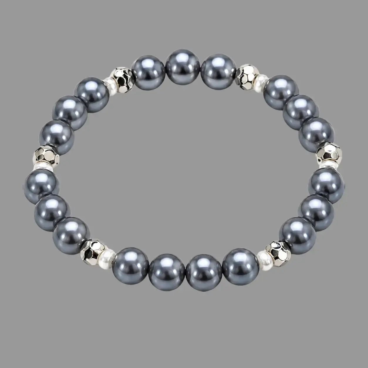 Unisex Stackable Costume Jewelry Bracelets & Bangles - Adjustable Band, Pull-On, Stretch Fit, Daily Wear Fashion Accessories for Bracelet Stacking