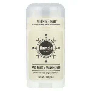 Humble Brands Aluminum-Free Deodorant, Palo Santo & Frankincense, 2.5 oz (70 g)