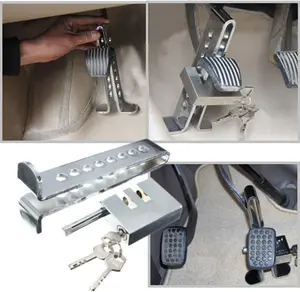 Anti-Theft Auto Stainless Lock Vehicle Security Protection Supplies Car Brake Lock
