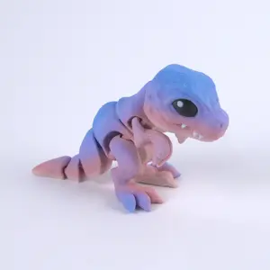 Articulated TREX 3D Model - High-Quality USA Crafted Dinosaur Figurine for Collectors and Gift-Givers