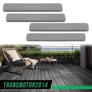 4Pcs New Composite Decking boards End Cap (4 pcs in One Package)  5.5” Gray