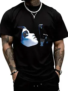Men's 100% Cotton Dead Presidents Movie T-Shirt Fitted Short Sleeve Crew Neck Unisex Summer Classic Streetwear Regular Fit Clothes Tshirt