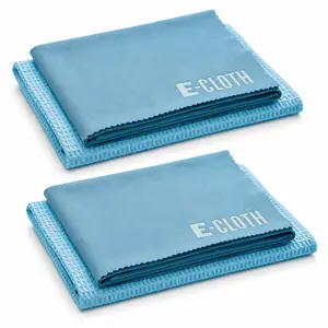 E-Cloth Window Cleaning Kit - 2 Kits - Streak-free Windows with Just Water