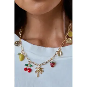 Fruit Charm Necklace