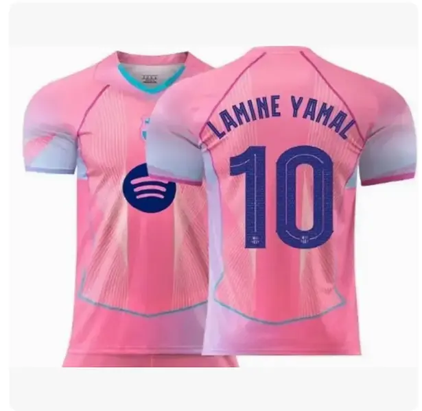 #10 Away Soccer Jersey 25/26 - Men's & Women's Fan Edition Football Shirt, Breathable Short-Sleeve Sports Top