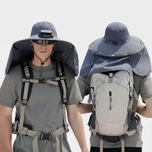 360° Protection Solar Fan Hat – Breathable Mesh Sun Hat for Summer Cooling – Perfect for Outdoor Workers, Farmers, and Hikers