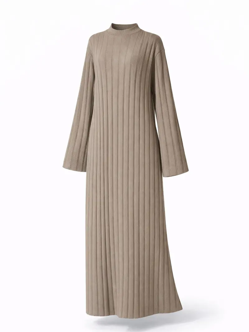 black knit short sleeve dress St. John main image 1