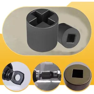 Heavy-Duty 1/2" Drive Socket Adapter – Rust-Resistant Quick-Release Drill Attachment for RV Scissor Jack Maintenance