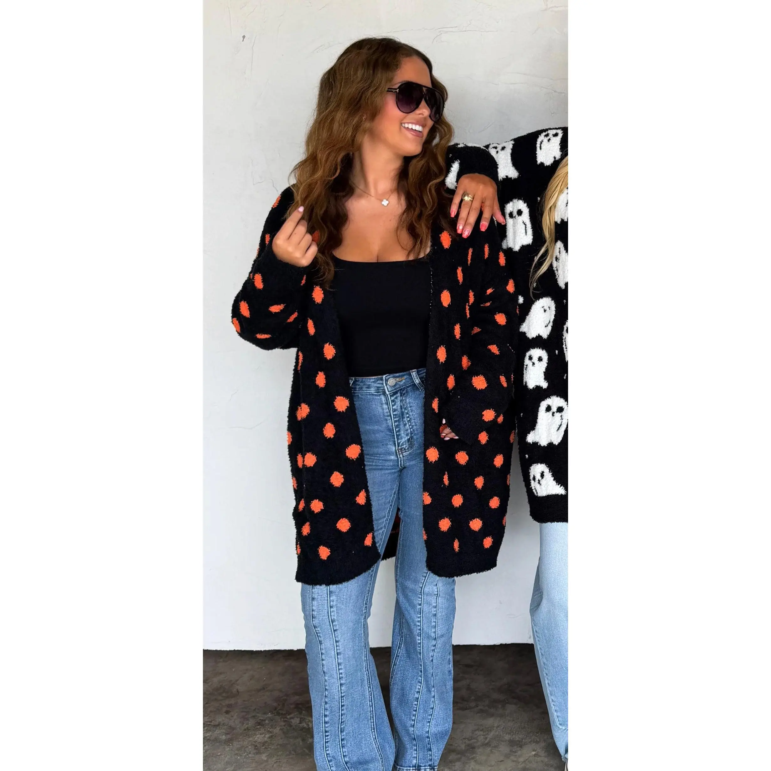Polka Dot Cloud Cardigan