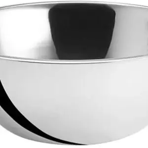 Stainless Steel Mixing Bowl, 8 Qt, Standard Style, Silver