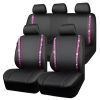 Pink Diamond Car Seat Covers-Full Set