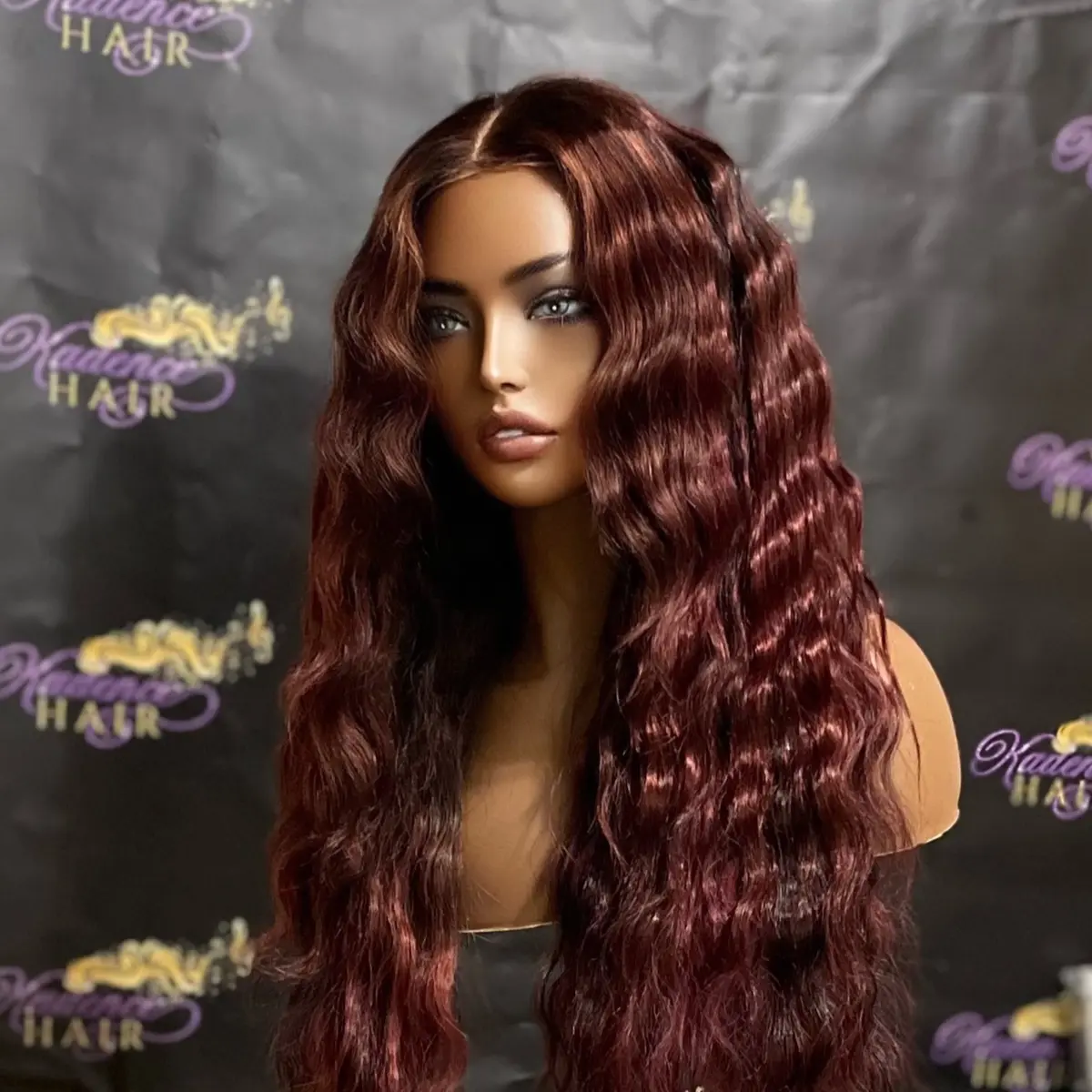 Mahogany Glueless wig