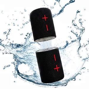 Sodlk Multifunctional Portable Magnetic Waterproof Split Wireless Speaker, Summervibes 2-in-1 20W Stereo Sound Bluetooth V5.3,Wireless Pairing, USB/Audio Cable Charging, for Home & Outdoor Use, Black Smartphone-Compatible, Multifunctional Portable Speaker
