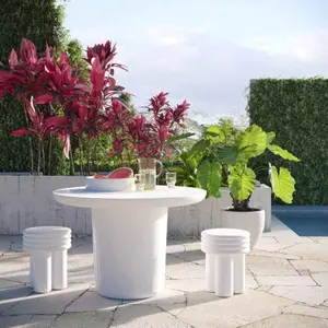 Roxie Concrete Dining Table