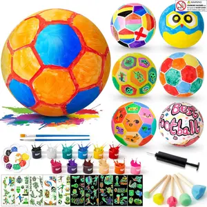 World Cup-Paint Your Own Soccer Ball Lamp Kit, Soccer Gifts 3D Night Light, Art Supplies Creativity Arts and Crafts for Kids Ages 8-12, Birthday Easter Gifts for Kids Boys Girls Ages 3 4 5 6 7 8 9 10 11 12+