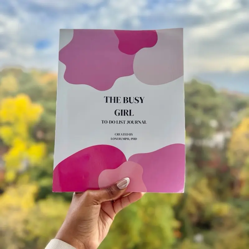 The Busy Girl To-Do List Journal
