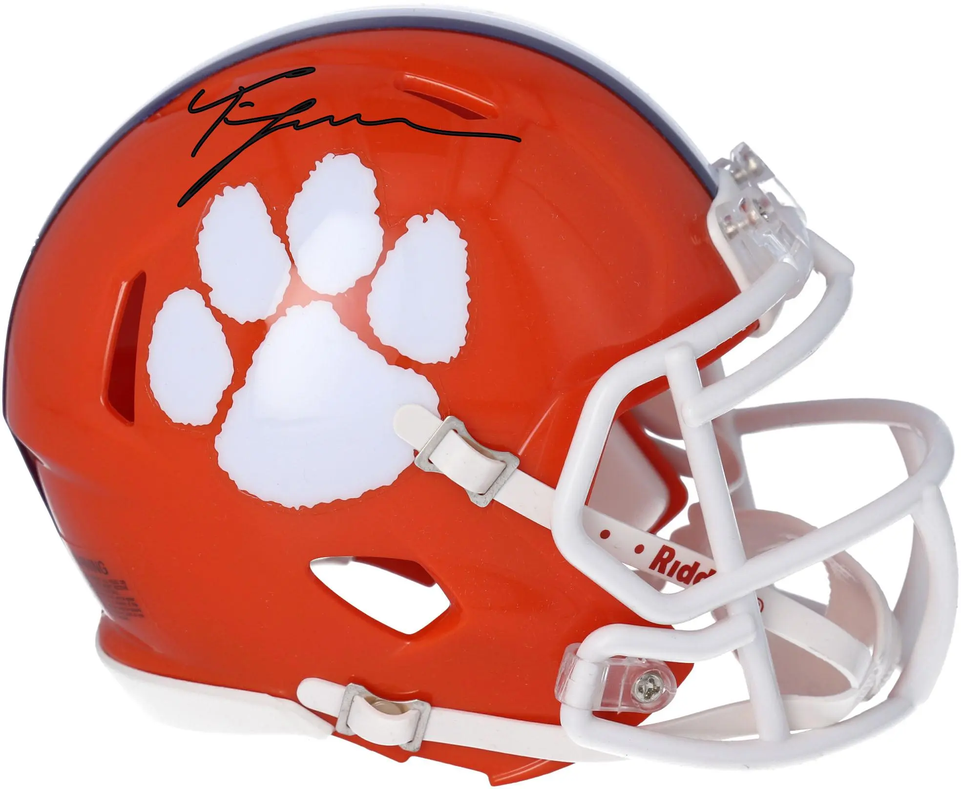 Trevor Lawrence Clemson Tigers Autographed Riddell Speed Mini Helmet - Fanatics Authentic Certified