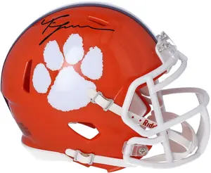 Trevor Lawrence Clemson Tigers Autographed Riddell Speed Mini Helmet - Fanatics Authentic Certified